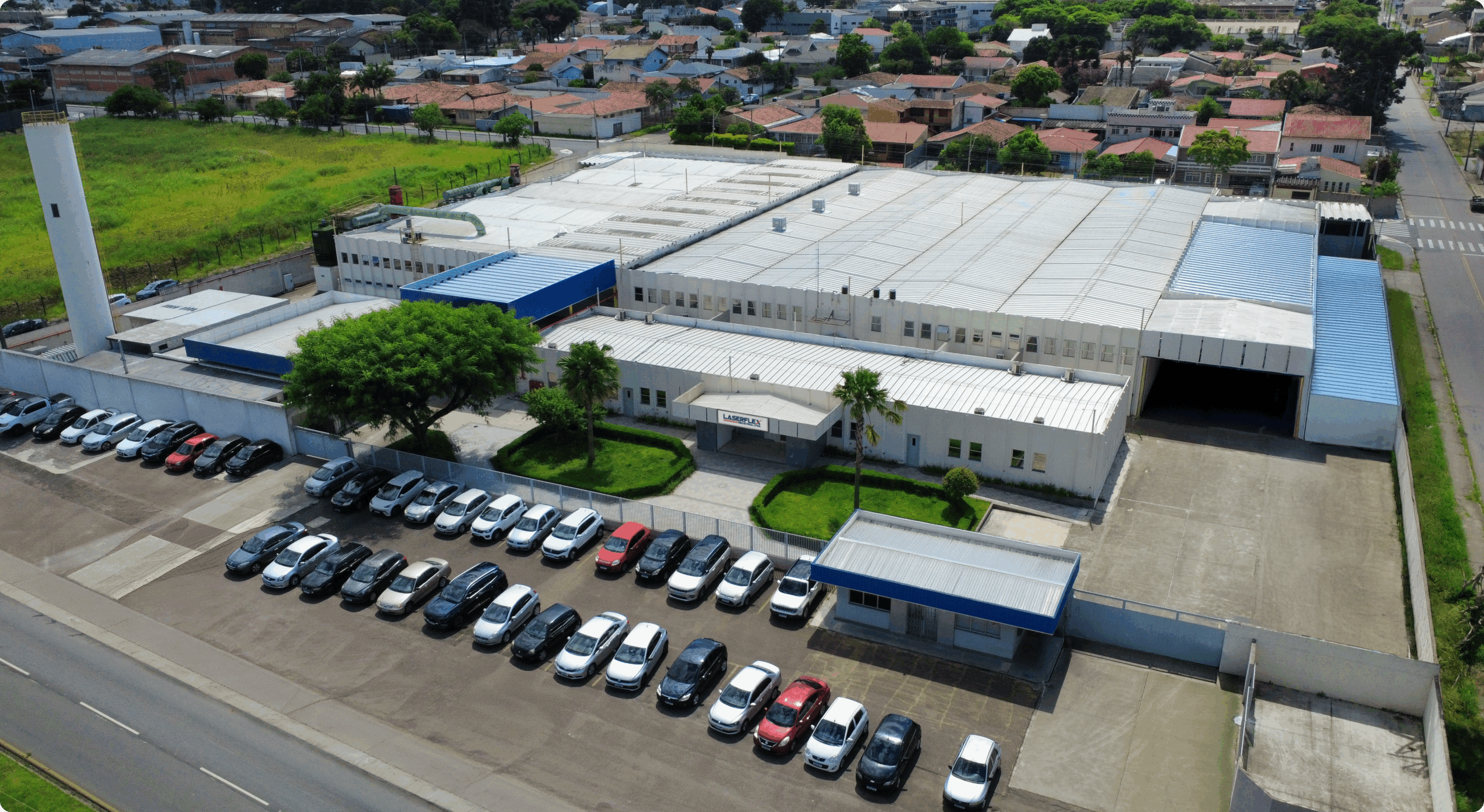Imagem Aérea Fabrica Laserflex